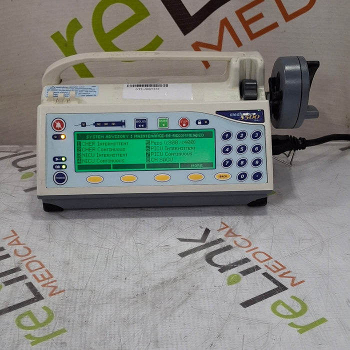 Smiths Medical Medfusion 3500 Syringe Infusion Pump