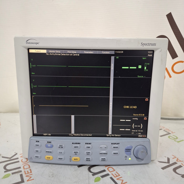 Datascope Spectrum w/CO2 Patient Monitor