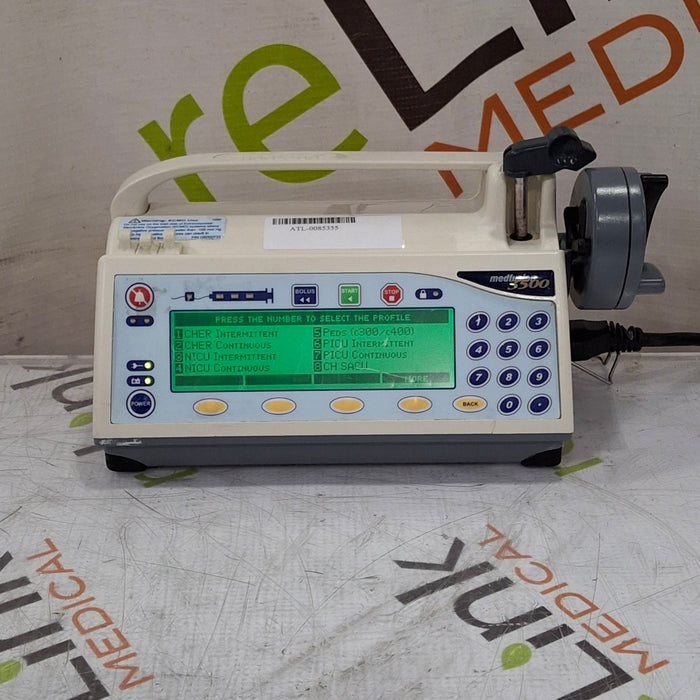 Smiths Medical Medfusion 3500 Syringe Infusion Pump