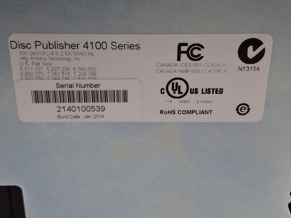 Primera Technology Inc. 4100 Series Disc Publisher