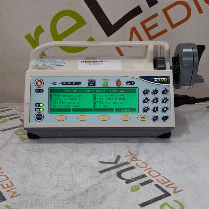 Smiths Medical Medfusion 3500 Syringe Infusion Pump