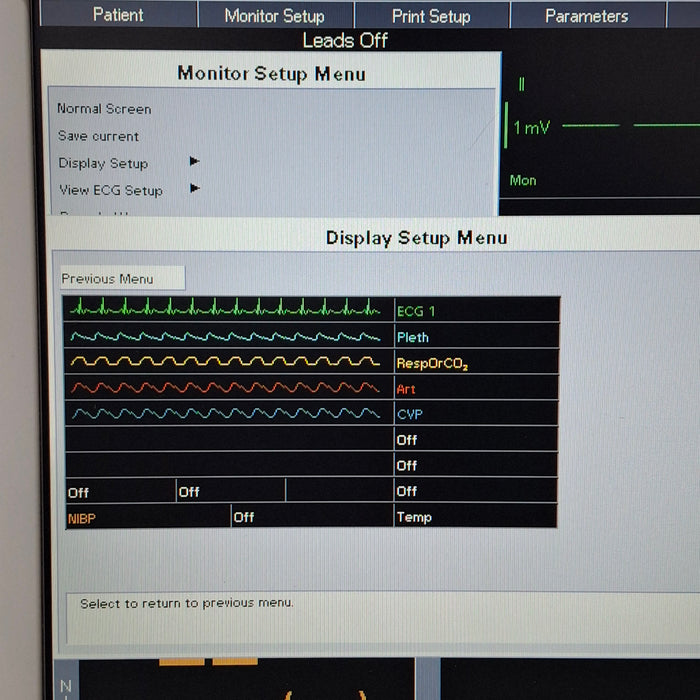 Datascope Spectrum w/CO2 Patient Monitor