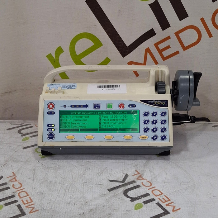 Smiths Medical Medfusion 3500 Syringe Infusion Pump