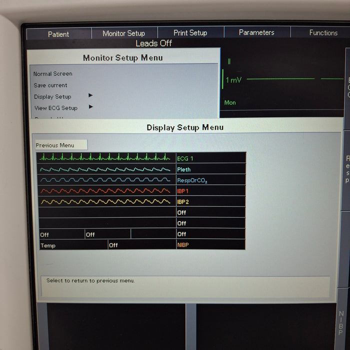 Datascope Spectrum Patient Monitor