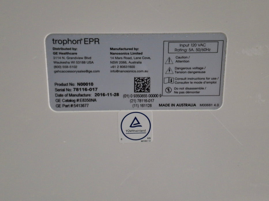 NanoSonics Trophon EPR High Level Disinfection