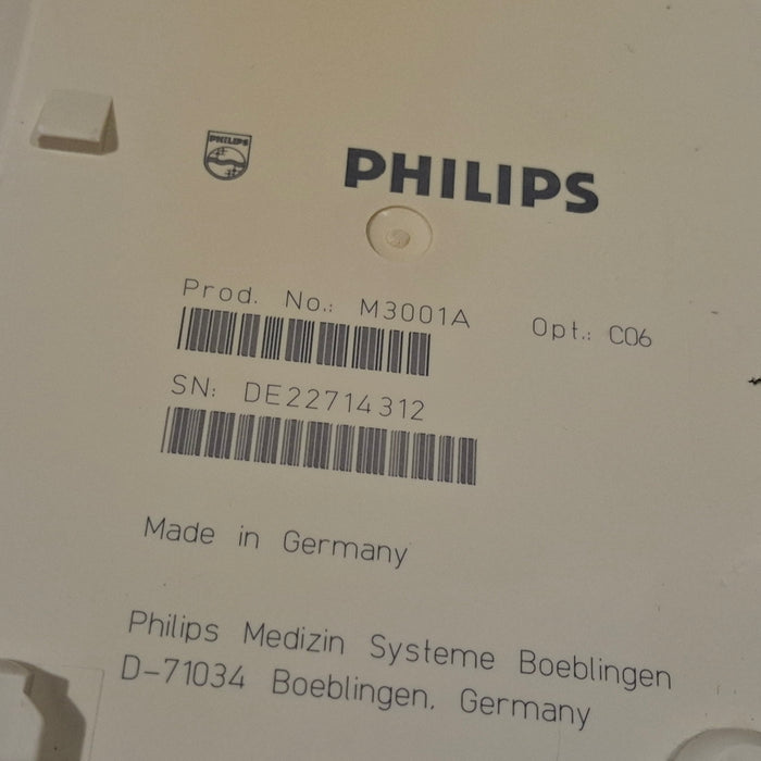 Philips M3001A-C06 Fast SpO2, NIBP, ECG, Temp, IBP MMS Module