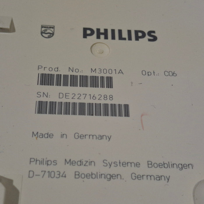 Philips M3001A-C06 Fast SpO2, NIBP, ECG, Temp, IBP MMS Module