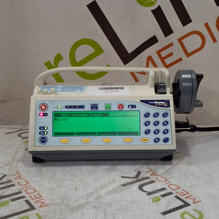 Smiths Medical Medfusion 3500 Syringe Infusion Pump