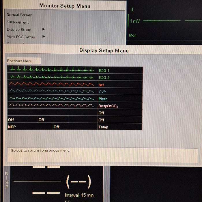 Datascope Spectrum w/CO2 Patient Monitor