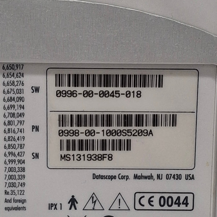 Datascope Spectrum w/CO2 Patient Monitor