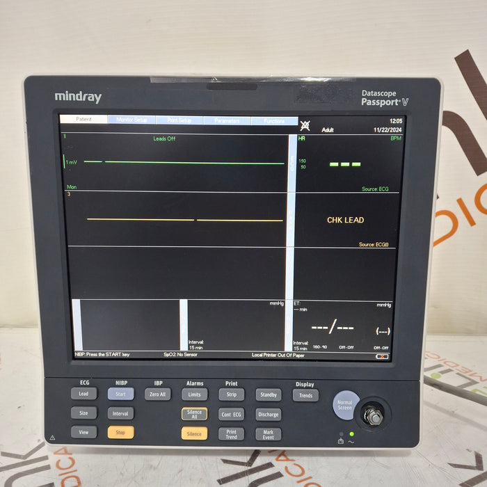 Mindray Passport V Patient Monitor