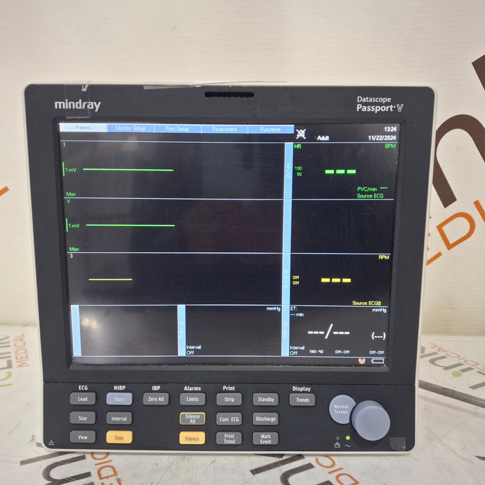 Mindray Passport V w/CO2 Patient Monitor