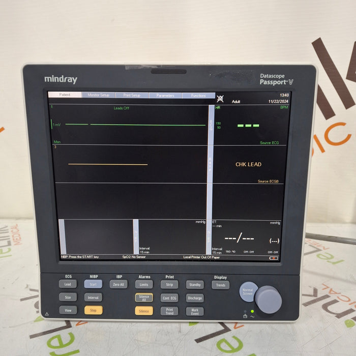 Mindray Passport V Patient Monitor