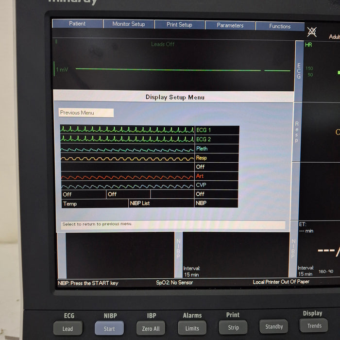 Mindray Passport V Patient Monitor