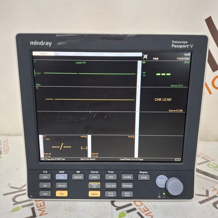 Mindray Passport V Patient Monitor