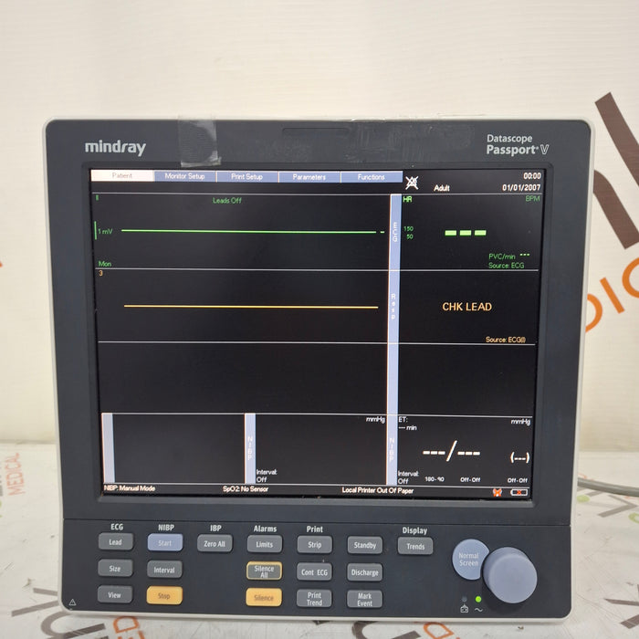 Mindray Passport V w/CO2 Patient Monitor