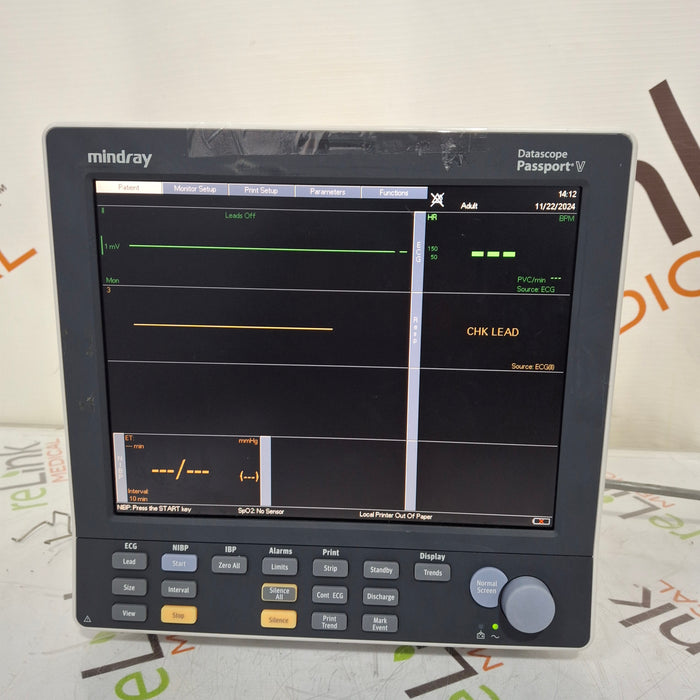 Mindray Passport V Patient Monitor