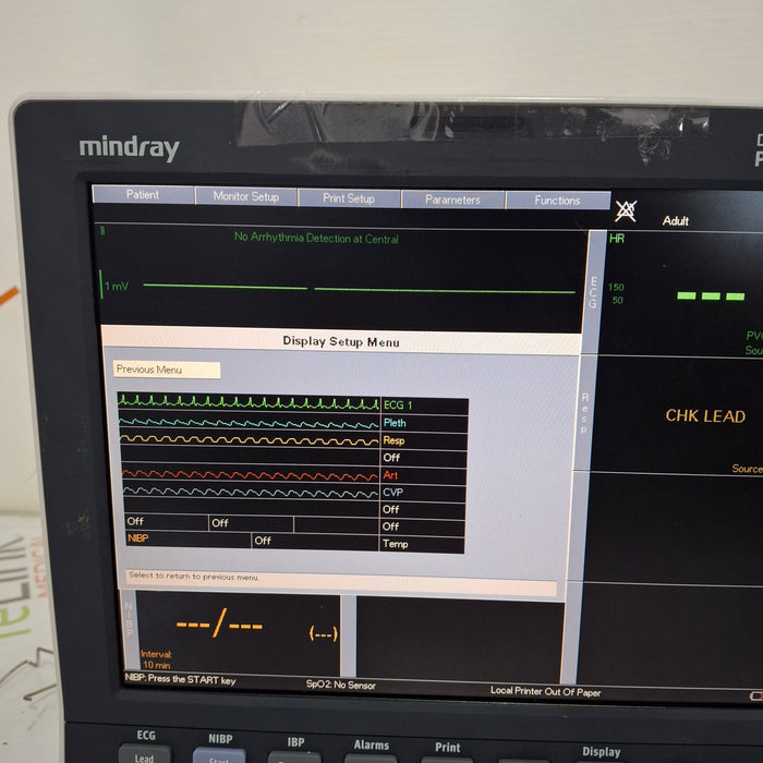 Mindray Passport V Patient Monitor