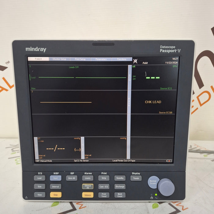 Mindray Passport V Patient Monitor