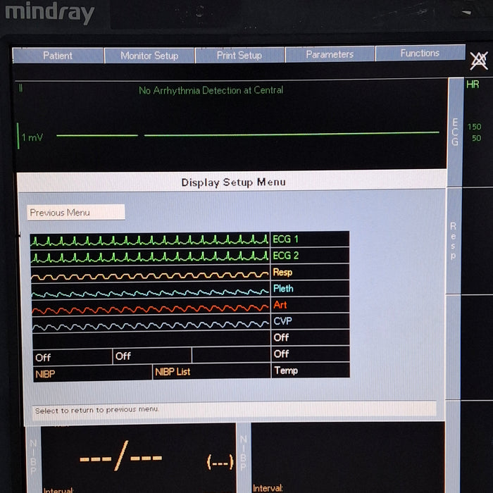 Mindray Passport V Patient Monitor