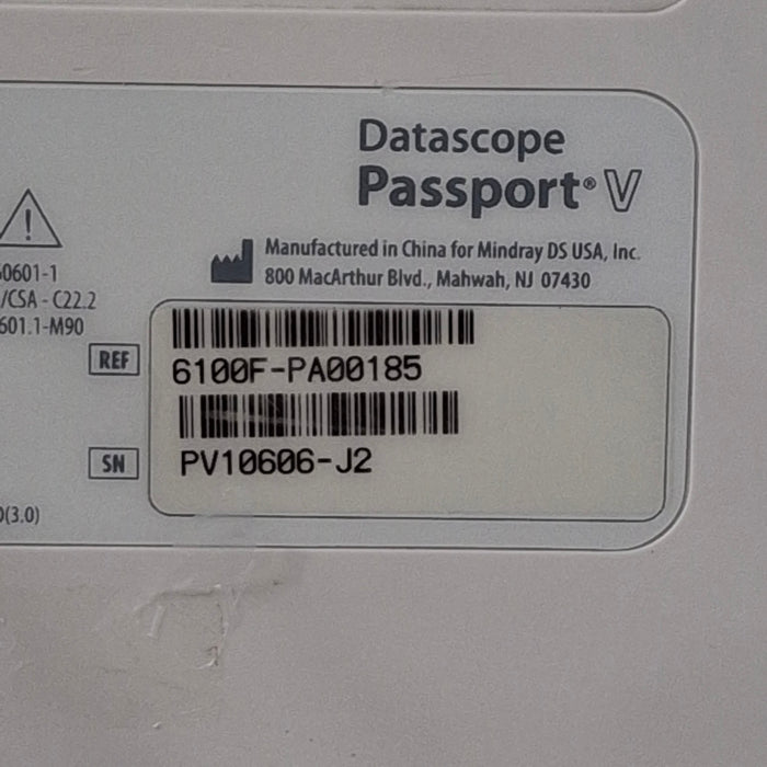 Mindray Passport V Patient Monitor