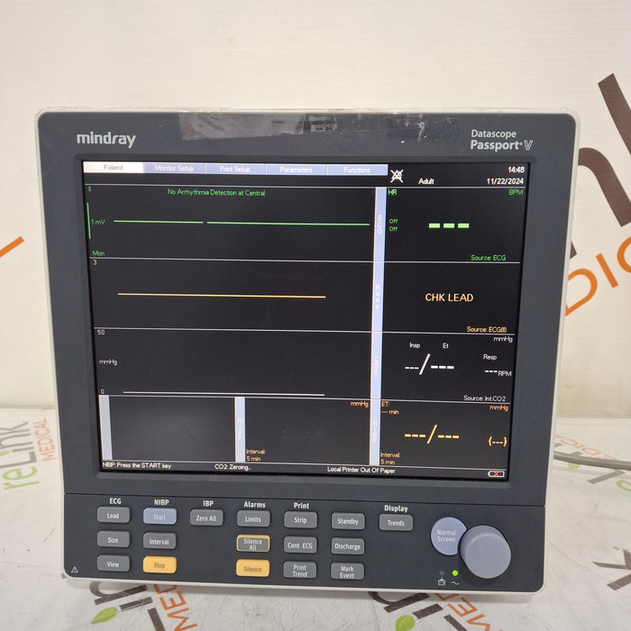 Mindray Passport V Patient Monitor