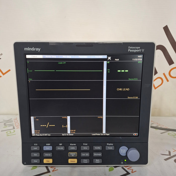 Mindray Passport V Patient Monitor