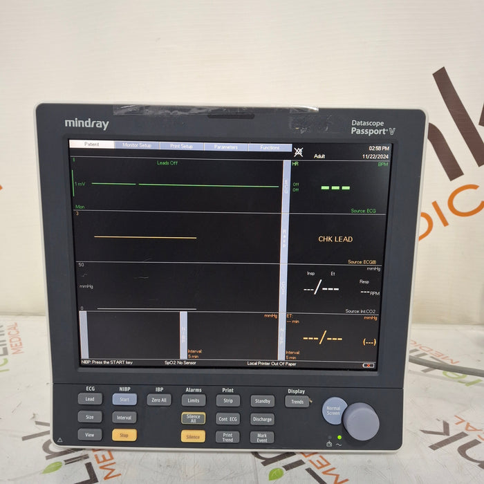 Mindray Passport V Patient Monitor