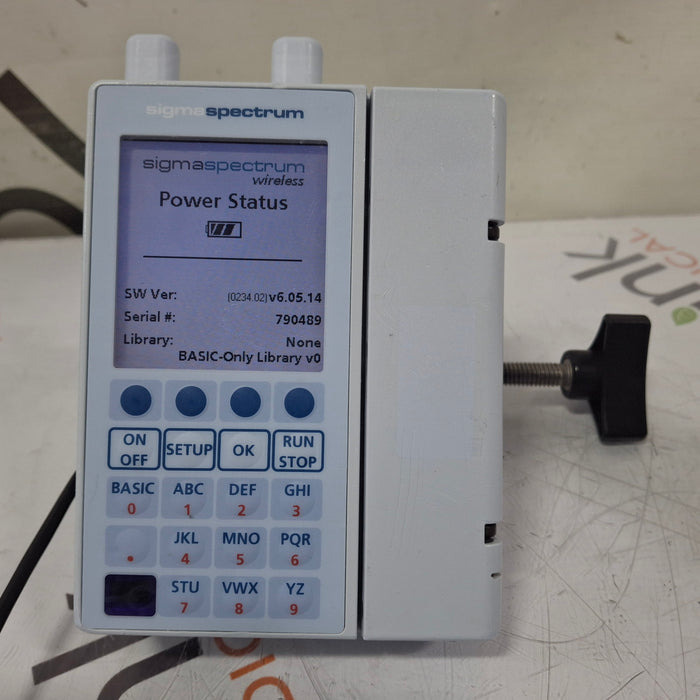 Baxter Sigma Spectrum 6.05.14 with A/B/G/N Battery Infusion Pump