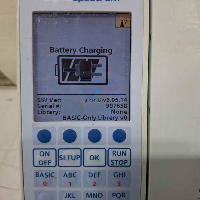 Baxter Sigma Spectrum 6.05.14 with A/B/G/N Battery Infusion Pump