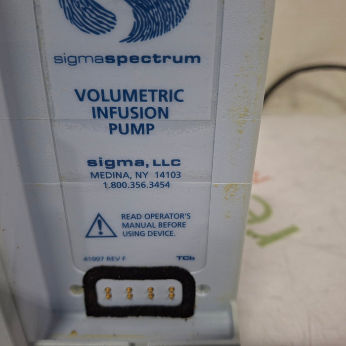 Baxter Sigma Spectrum 6.05.14 with B/G Battery Infusion Pump