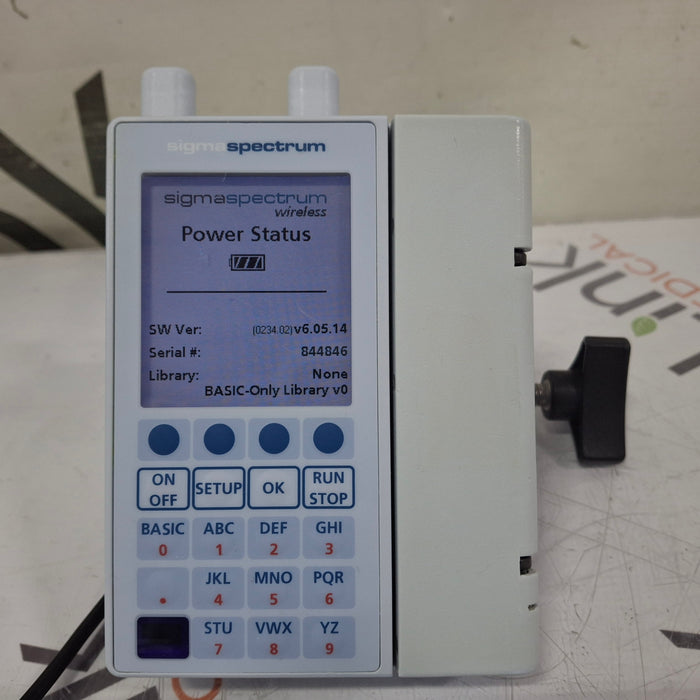 Baxter Sigma Spectrum 6.05.14 with A/B/G/N Battery Infusion Pump