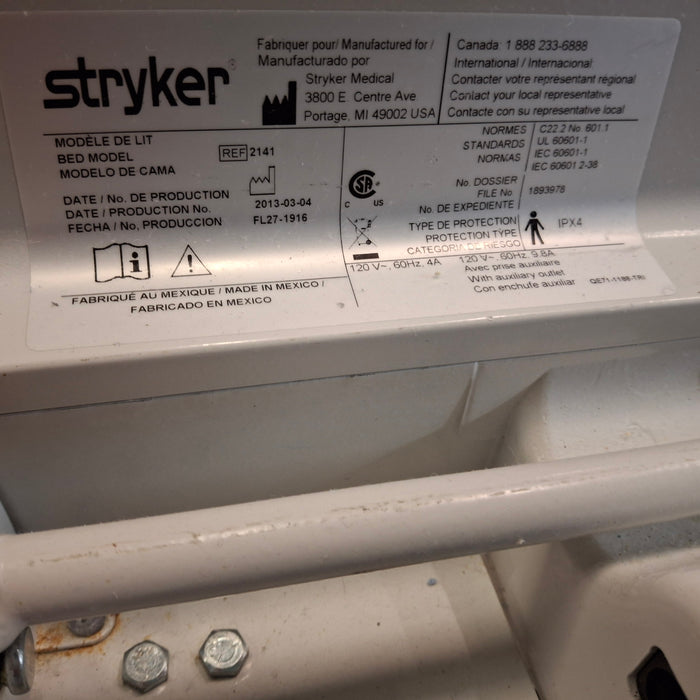 Stryker InTouch 2141 Critical Care Hospital Bed