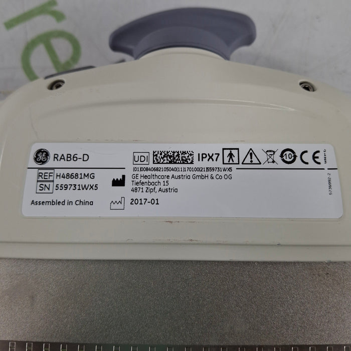 GE Healthcare RAB6-D Convex Transducer