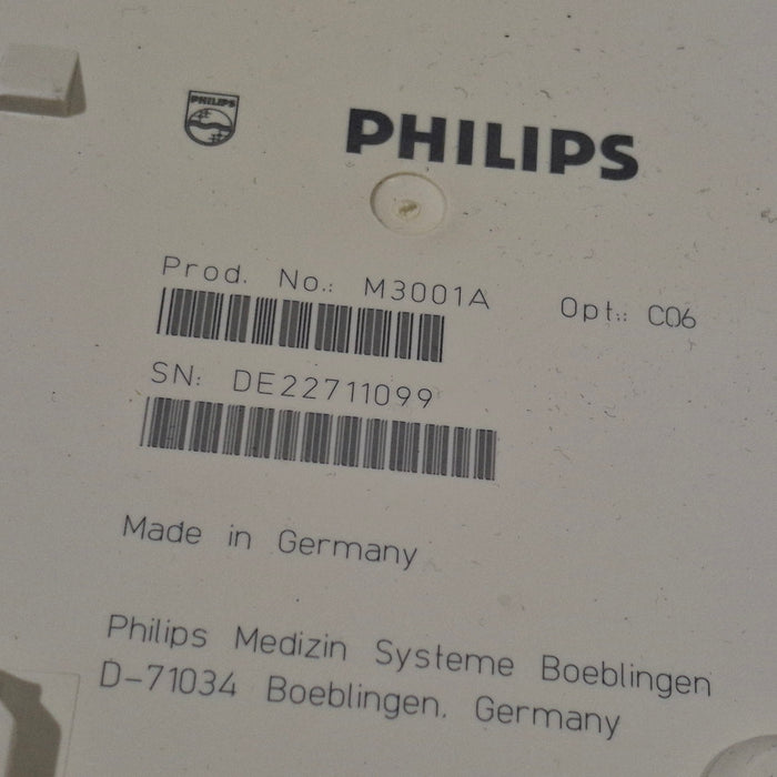 Philips M3001A-C06 Fast SpO2, NIBP, ECG, Temp, IBP MMS Module