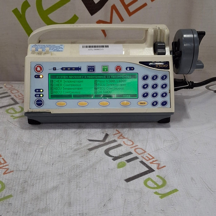 Smiths Medical Medfusion 3500 Syringe Infusion Pump