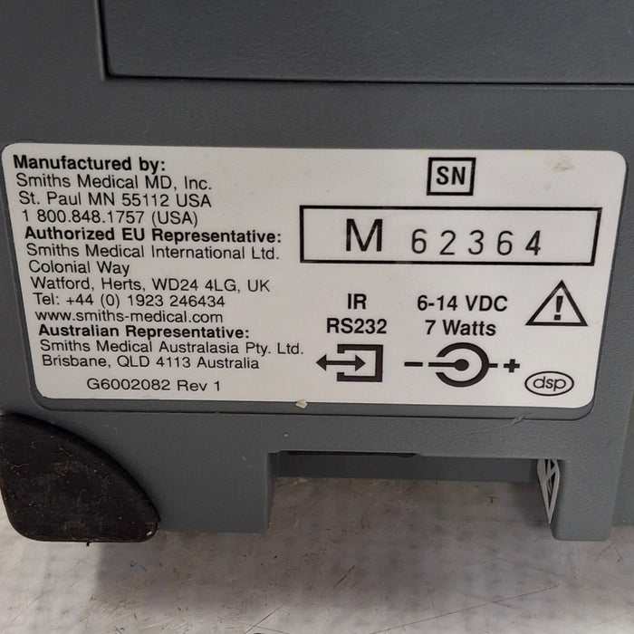 Smiths Medical Medfusion 3500 Syringe Infusion Pump