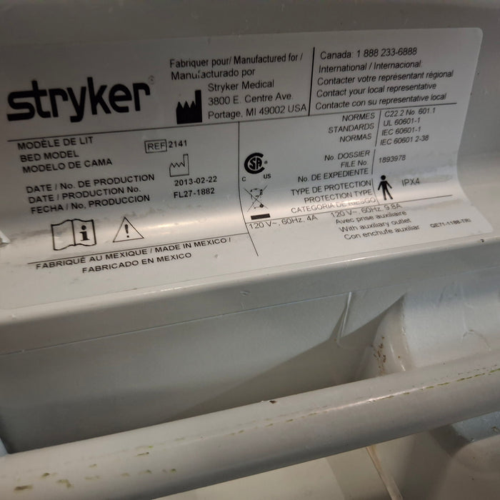 Stryker InTouch 2141 Critical Care Hospital Bed