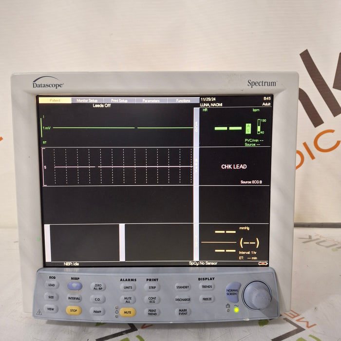 Datascope Spectrum Patient Monitor