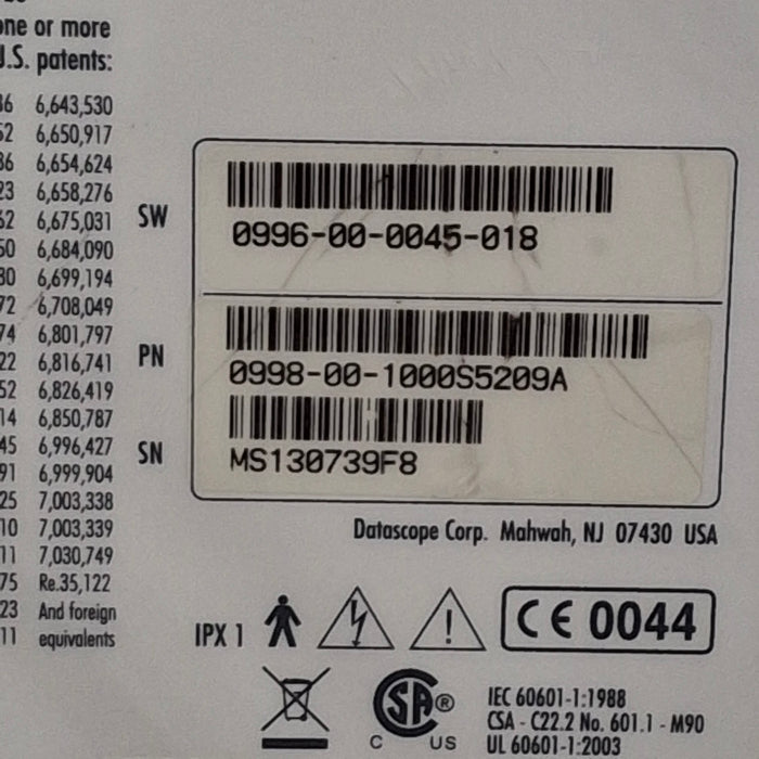 Datascope Datascope Spectrum w/CO2 Patient Monitor Patient Monitors reLink Medical