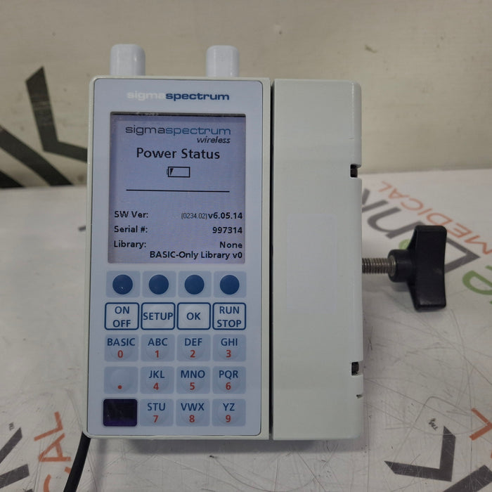 Baxter Sigma Spectrum 6.05.14 with A/B/G/N Battery Infusion Pump