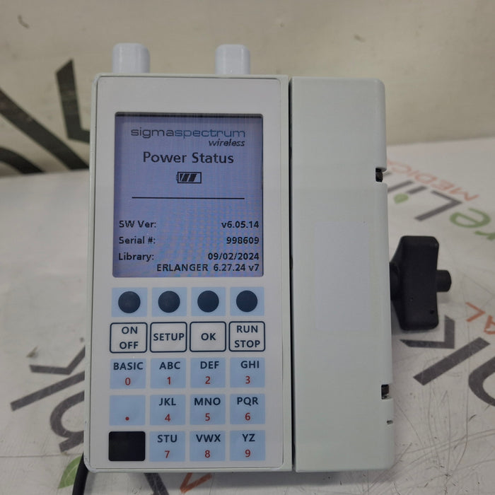 Baxter Sigma Spectrum 6.05.14 with A/B/G/N Battery Infusion Pump