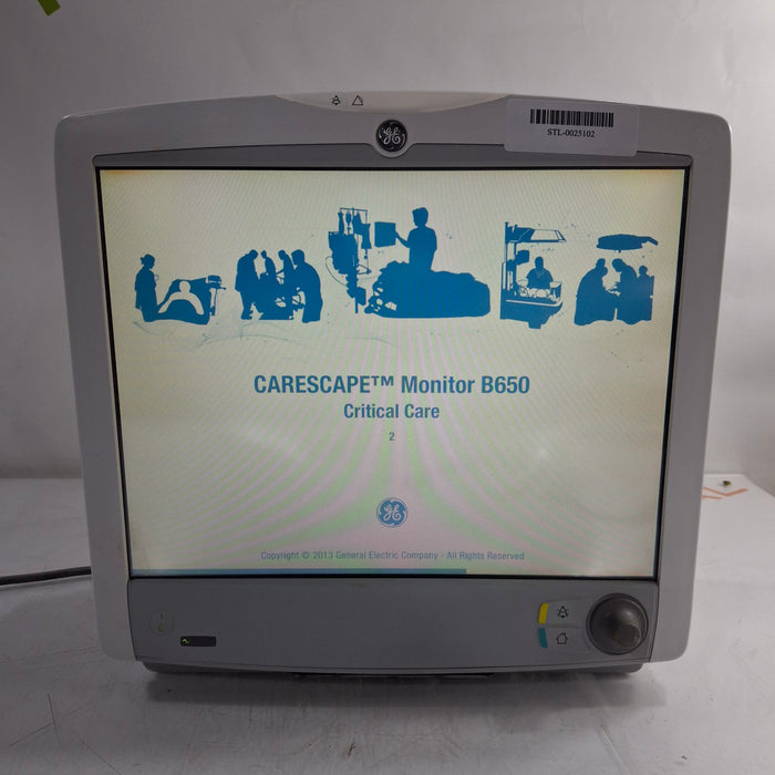 GE Healthcare Carescape B650 Patient Monitor