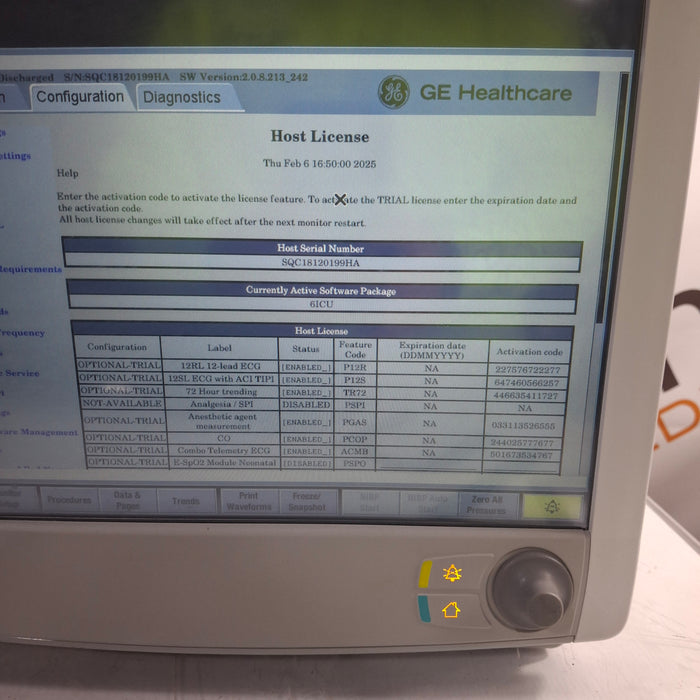 GE Healthcare Carescape B650 Patient Monitor