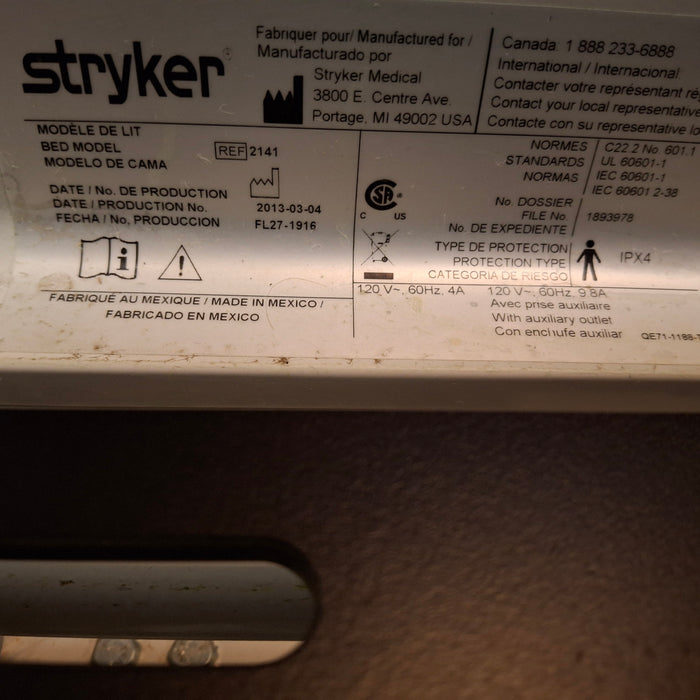 Stryker Stryker InTouch 2141 Critical Care Hospital Bed Beds & Stretchers reLink Medical