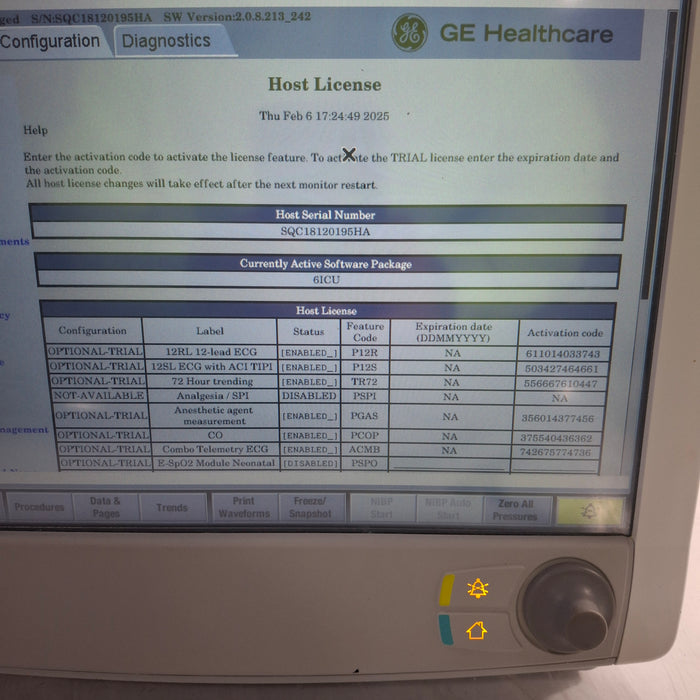 GE Healthcare Carescape B650 Patient Monitor