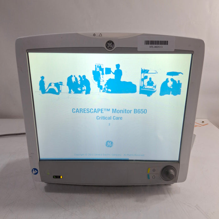 GE Healthcare Carescape B650 Patient Monitor