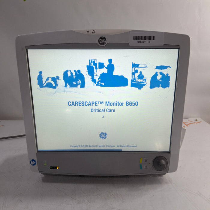 GE Healthcare Carescape B650 Patient Monitor