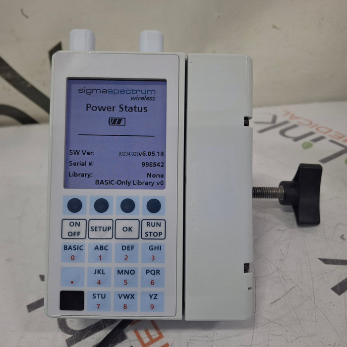 Baxter Sigma Spectrum 6.05.14 with A/B/G/N Battery Infusion Pump