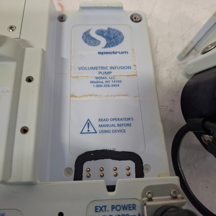 Baxter Sigma Spectrum 6.05.14 with A/B/G/N Battery Infusion Pump